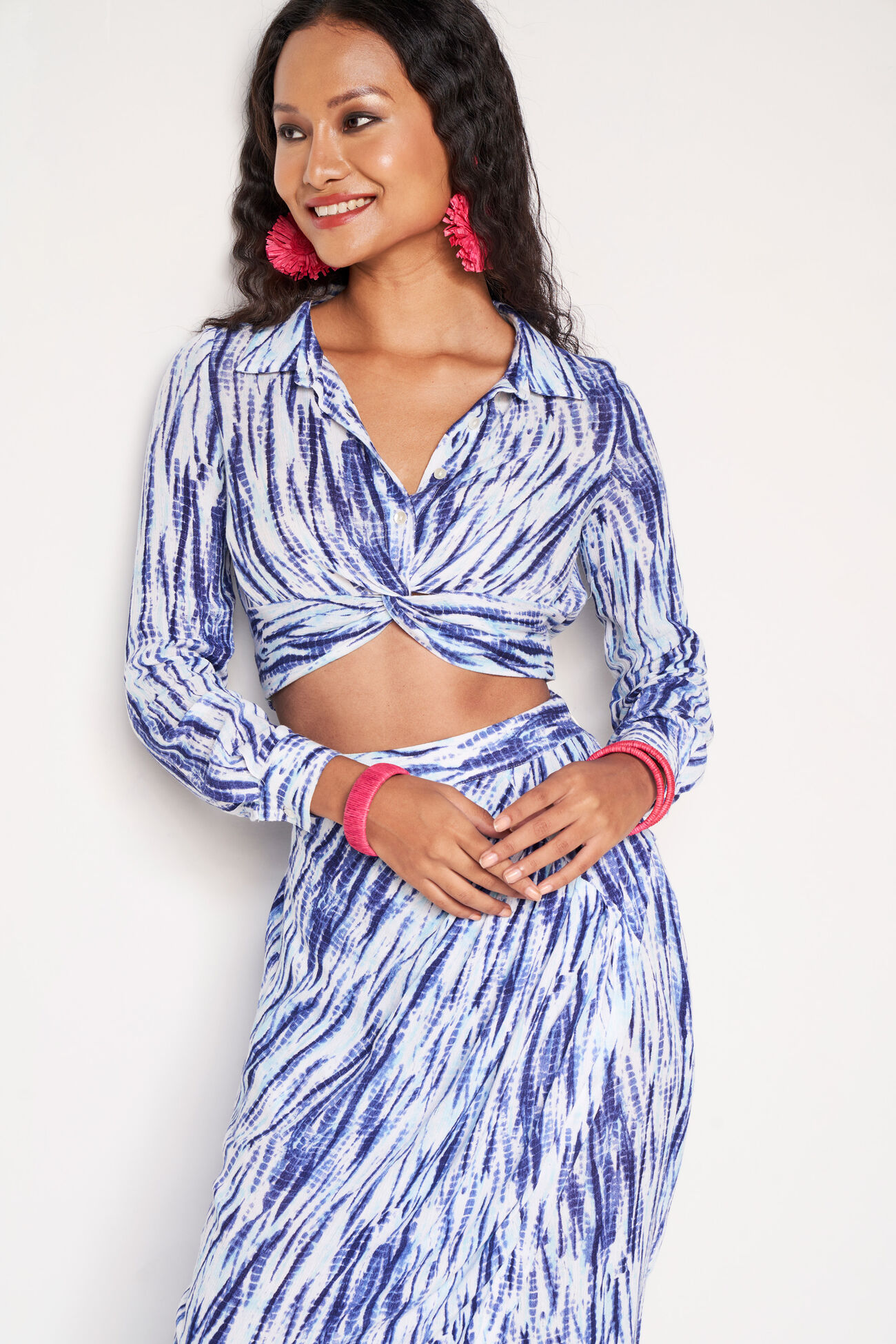 Tulip Co-ords Set, Blue, image 3
